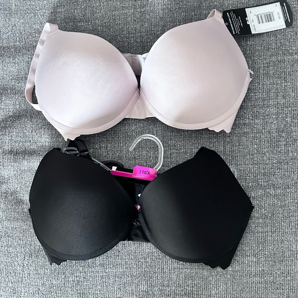 Maidenform 2-Pack Bra - Black and Cream